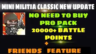 Mini militia classic new update.