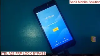 itel a22 frp lock