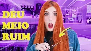 TENTEI CORTAR MEU CABELO SOZINHA