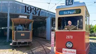 Ich fahre eine Hamburger Straßenbahn von 1937