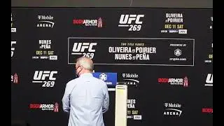 UFC 269 official weigh ins live stream