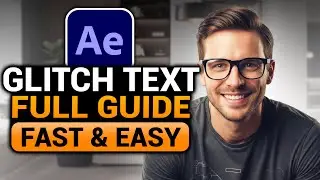 Glitch Text After Effects (BEST FULL GUIDE) | 100% WORKS! | Text Glitch Effect After Effects