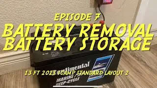 ￼ Episode 7 - Battery, removal, storage and maintenance.