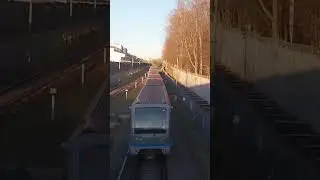 "Русич" уходит в закат... #train #trainspotting #поезд #railway #топ #метро #метропоезд #русич