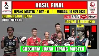 Hasil Final Jepang Master 2023 Hari Ini ~ GREGORIA Juara Jepang Master 2023