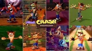 Evolution of Crash Dance in Games 1997-2021 Crash Bandicoot