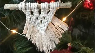 Adorno navideño // esfera tejida