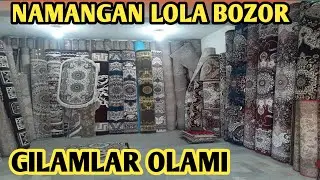 Namangan Lola Joxon bozori Gilam narxlari siz xoxlagan razmerda dastavka solib berish besplatni,