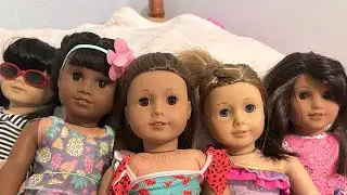 Dressing American girl dolls for summer!