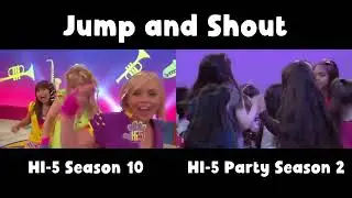 Hi-5 Jump and Shout comparison (AUS and Party) 60fps