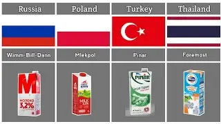 MILK BRANDS FROM DIFFERENT COUNTRIES - PDC || Nestlé || Amul || Pauls || Natrel ||