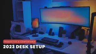 2023 Home Desk Setup Tour — Optimized For Productivity & Comfort
