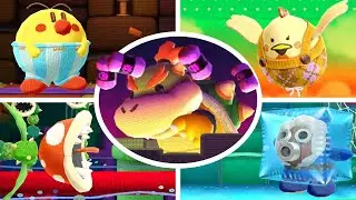 Poochy & Yoshi's Woolly World - All Bosses