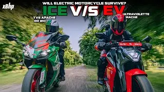 Will Electric motorcycles SURVIVE ? Ft. TVS Apache RR310 and Ultraviolette F77 Mach 2