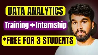 ✅ Training cum INTERNSHIP Program in Data Analytics 🔥| Get It FREE 👈