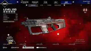CAR Smg Weapon Mastery Complete! - Apex Legends™