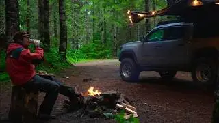 A Quiet Night Solo Truck Camping (Steak and Beers)
