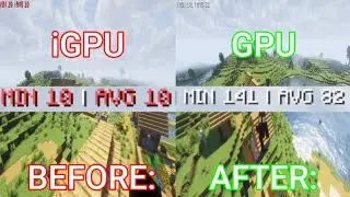 This Hidden Setting Is KILLING Your FPS in Minecraft: Java... (iGPU to GPU)