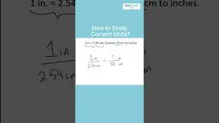 How to Easily Convert Units | Math Trick