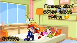 Mom died after gives birth twins 😢😭 Gacha mpreg // #gacha #gachaclub #gachalife