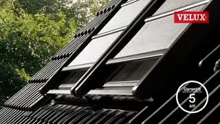 Pentru o mansardă mai răcoroasă - profită de beneficiile rulourilor  parasolare opace VELUX