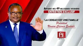 Affaire des 49 militaires ivoiriens: Le Président Umaro Sissoco Emballo s'exprime Entretien exclusif