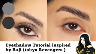 Easy smokey eye inspired by Baji(TokyoRevengers Anime)- easy and wearable smokey eyeshadow