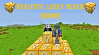 Addon/Mod Realistic Lucky Block Minecraft Bedrock/PE