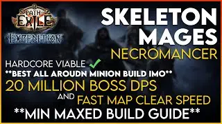 Skeleton Mages Min Maxed Build Guide - The Absolute Best All Around Minion Build