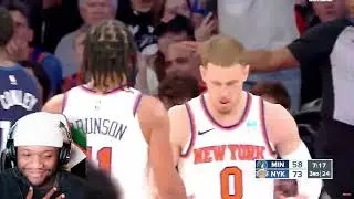 New York Knicks vs Minnesota Timberwolves Full Game Highlights | January 1, 2024 | OkayRickk Reacts