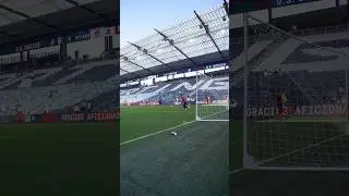 Ethan Horvath and Diego Kochen getting reps in prior to the match before facing The NORTH in KC #mls