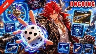 Ocean Survival: I Unlocked a Lottery System and Can Get a New Weapon Every Day to Equip My Ship!