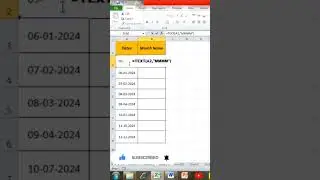 Get Months Name From Dates in Excel || 