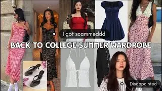 SUMMER WARDROBE Haul |Back to college |Dress| Newme |Savana 🛍️