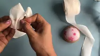 DIY Cách Làm Nơ Hoa Ruy Băng Siêu Dễ I Flower Making From Ribbon Easy Tutorial I Baby Bow Band