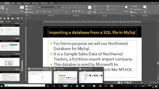 How to Import MySQL Database Northwind from a SQL File - Part 8 #learnsql