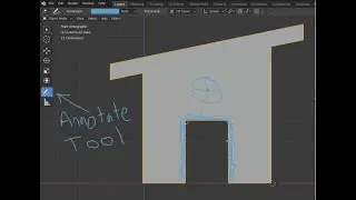 Blender 2.8 Modelación 3D #3 - herramienta de anotación 1