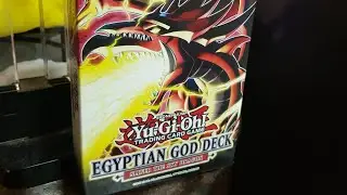 BRAND NEW! yu gi oh! egyptian GOD deck SIifer the sky dragon unboxing and Review!