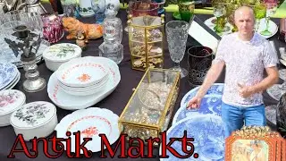 Antique market in Germany.