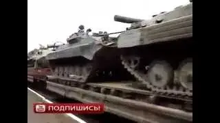 Военная техника идёт на Луганск и Донецк