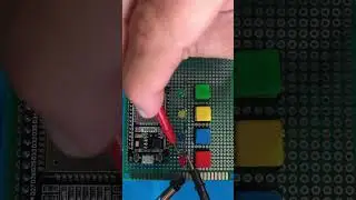 Soldering my first electronic circuit on PCB (video at 20X uncut)