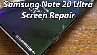 Samsung Note 20 ultra screen repair replacement teardown start to finish