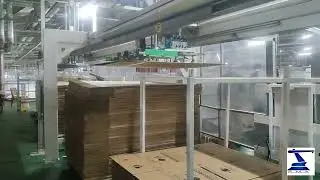 Servo Based Gantry For Carton Box Feeding.