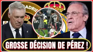 🚨🚨 GROSSE FRAYEUR POUR LE REAL MADRID ! PÉREZ A PRIS SA DÉCISION POUR ANCELOTTI !