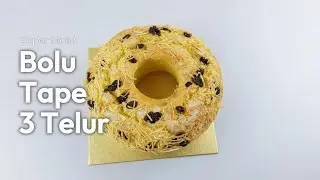 BOLU TAPE 3 TELUR KOK BISA SELEMBUT DAN SEENAK INI