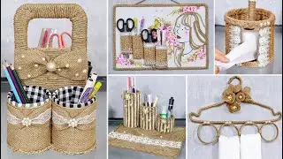 Do you believe these Space Saving Jute Craft Ideas are made of Scrap?