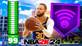 HOF LIMITLESS RANGE & 99 3PT is UNSTOPPABLE in NBA 2k24