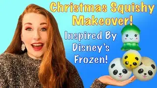 The ULTIMATE Christmas Squishy Makeover! How To Make Olaf The Snowman From Disney's Frozen Movie!