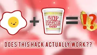 Trying the Ramen Egg Hack