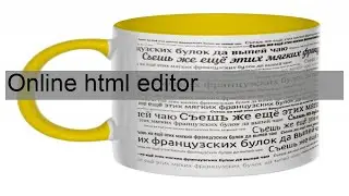 Online html editor